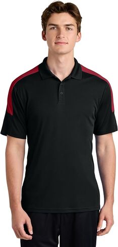 SPORT-TEK Unisex Competitor United Polo | Collared Short Sleeve Shirt for Men & Women, Classic Fit Summer Top with UPF 30 in Saudi Arabia