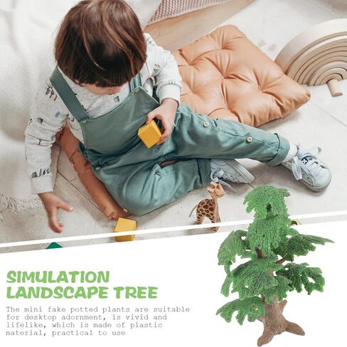 Kisangel 1PC Model Mini Pine Tree ، Miniature Cypress Toy Decored Decord Tree Decor in Kuwait