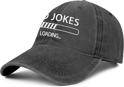 Dad Jokes Hat for Dad Papa Fathers Day Birthday Gifts for Men Dad from Daughter Son - Funny Black Dad Baseball Cap in Saudi Arabia