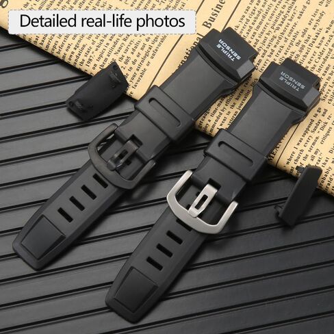 راتنج فرقة متوافقة مع Casio PRW3500 Series Men's Sport Watch STRAP 10412702 BATHFINDER BANDICE BAND FOR PRO TREK PRG260 PRG550 in Saudi Arabia