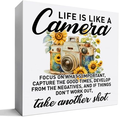 هدايا مضحكة لعشاق التصوير الفوتوغرافي للرجال والنساء، هدية عيد ميلاد للمصور الفوتوغرافي لمحبي الكاميرا، شكرًا لك على الهدية، تعريف المصور، ديكور مكتب تسجيل صندوق خشبي in Saudi Arabia
