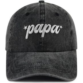 2PCS Papa and Mama Hats for Men Women, Funny Adjustable Cotton Embroidered Mothers Fathers Day Dad Mom Baseball Cap in Saudi Arabia