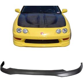 FREEMOTOR802 Front Bumper Lip Splitter Air Dam Chin Spoiler, Fits 1998-2001 Acura Integra, TR Style Unpainted Black PU 1PC Underbody Front Lip Spoiler Lower Guard Protector in Saudi Arabia