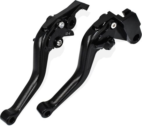 3D Fishbone Pattern Short Brake Clutch Lever for Kawasaki Ninja 500 Z500 2024 2025, CNC Aluminum Alloy Made (Red) in Saudi Arabia