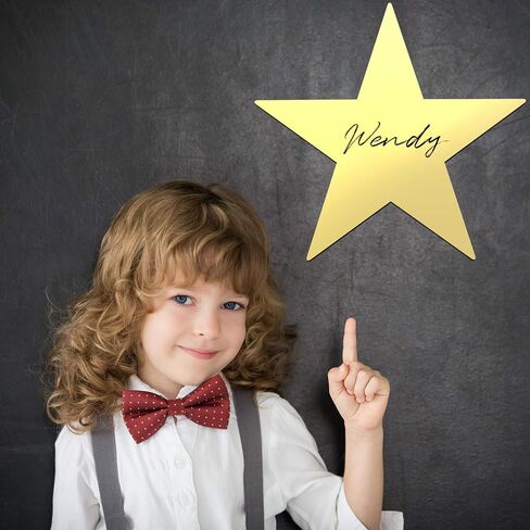 Outus 24 Pieces 11 Inch Large Gold Stars Cutouts Gold Stars Decoration Double Printed Paper Stars for Wedding Bulletin Board Decoration Classroom Wall Party Decoration Graduation Party Decoration in Saudi Arabia