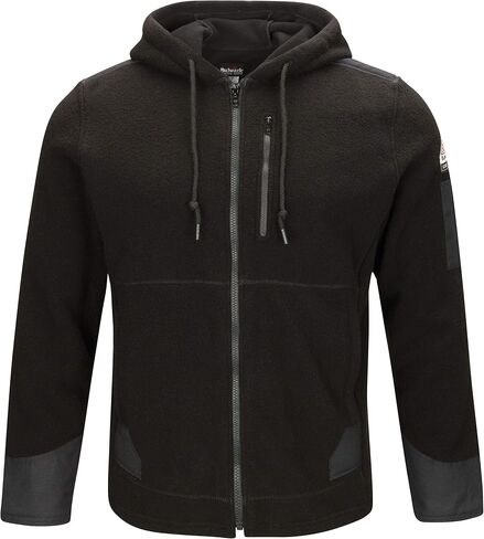 Bulwark FR Men's Front Zip Modacrylic Blend Fleece Hoodie in Saudi Arabia