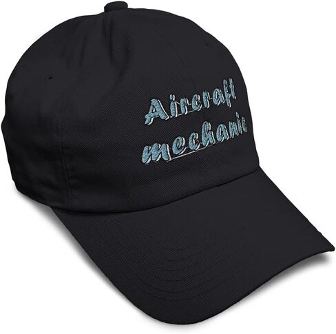 Custom Soft Baseball Cap Aircraft Mechanic Aviation Twill Cotton Airplane Dad Hat for Men & Women in Kuwait