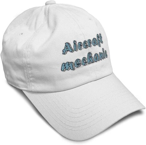 Custom Soft Baseball Cap Aircraft Mechanic Aviation Twill Cotton Airplane Dad Hat for Men & Women in Kuwait