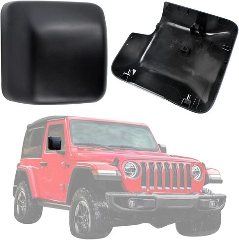 غطاء غطاء المرآة الخارجي يتوافق مع Wrangler JL 2018-2023 يحل محل 68361960AA غطاء المرآة الخلفية الجانبية الجانب الأيمن in Saudi Arabia