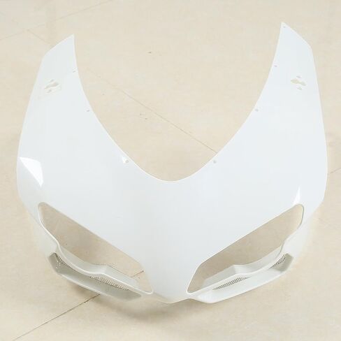 XMT-MOTO ABS Plastic Fairing Bodywork Kit for Ducati 848 1098 1198 2007 2008 2008 2010 2011 2012 (غير مصموم أبيض ، مجموعة واحدة)+الزجاج الأمامي in Saudi Arabia
