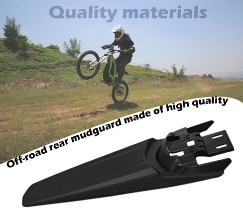 Extended Rear Fenders Longer Tail Guard for Surron Light Bee X/S and Segway X160/X260 (Matte Black) in Saudi Arabia