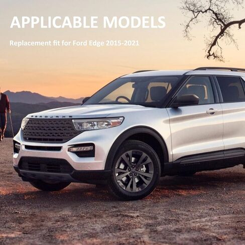استبدال المرآة الجانبية للركاب لـ Ford Edge 2015 2016 2017 2018 2019 2020 2021 - زجاج مرآة جانبي يمين ، مرايا المنظر الخلفي مع الطاقة المدفوعة والعمى. in Saudi Arabia
