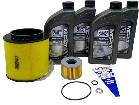 طقم تغيير زيت الصيانة الكامل لـ Honda Pioneer 700 700-4 Big Red 700 Muv700 2009-2024 تشمل مرشح الزيت ومرشح الهواء والغسالة والغسالة in Saudi Arabia