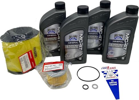 طقم تغيير زيت الصيانة الكامل لـ Honda Pioneer 700 700-4 Big Red 700 Muv700 2009-2024 تشمل مرشح الزيت ومرشح الهواء والغسالة والغسالة in Saudi Arabia