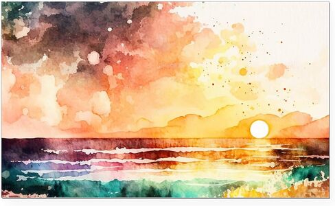 CafePress Sunset Beach Landscape Rectangle Car Bumper Magnet in Saudi Arabia