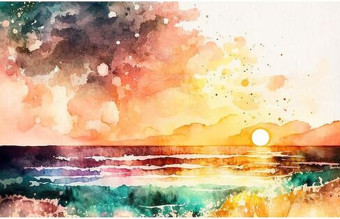 CafePress Sunset Beach Landscape Rectangle Car Bumper Magnet in Saudi Arabia