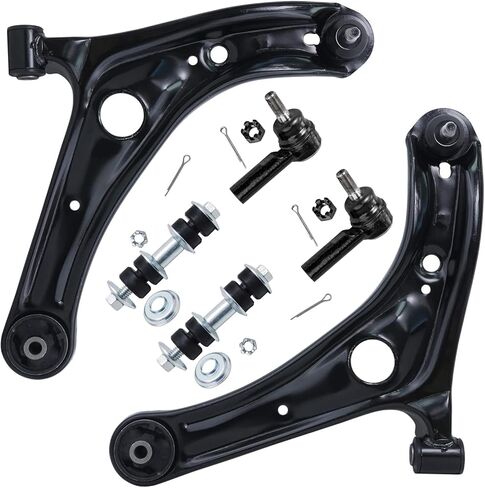 Detroit Axle -Front End 6pc Suspension Kit for 2004 2005 2006 Scion xA xB 2 Front Lower Control Arms with Ball Joints Replacement 2 Sway Bar Links 2 Outer Tie Rods in Saudi Arabia