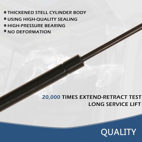 2PCS 12.38 IN Front Hood Shock Gas Spring Struts Rod Lift Supports Compatible with Chrysler 05-10 300 / Compatible with DODGE 06-10 Charger / 05-08 Magnum (05 06 07 08 09 10) in Saudi Arabia