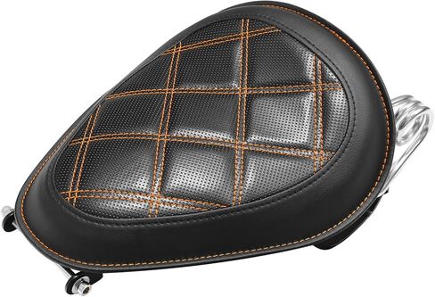 نسخة. راكب السائق مقعد مروحية منفردة مقعد دراجة نارية منفردة ل Harley Dyna Street Bob Low Rider Super Glide 2007-2017 in Kuwait