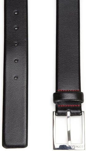 HUGO Men's Gellot Grainy Leather Dress Belt in Saudi Arabia
