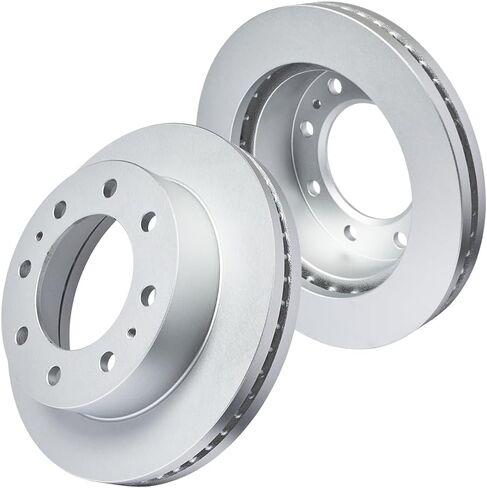 Doc's Diesel Compatible with Chevrolet/GMC 6.6L Duramax DRW High Carbon Front Brake Rotor Set 2001-2006 3500, 2007-2010 3500HD in Saudi Arabia