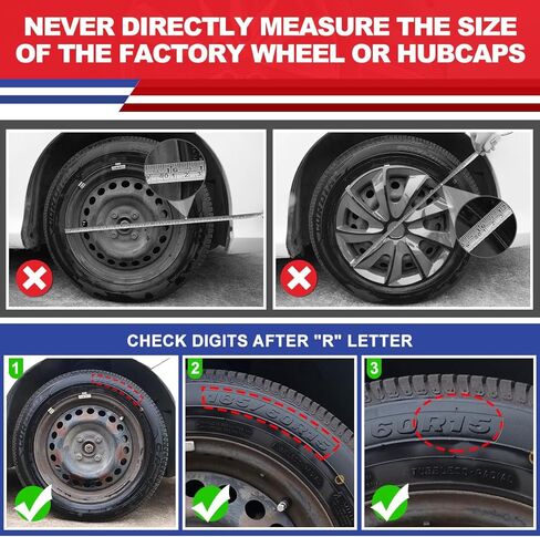 CPW 16 "حافة العجلة غطاء Hubcaps Snapal Universal على سيارة شاحنة السيارة SUV ABS COVERS COVERS SNAP FORDICORISES PRASIONS PRESSION ERIM ، مجموعة من 4 (16 بوصة ، ورنيش أسود وأحمر) in Saudi Arabia