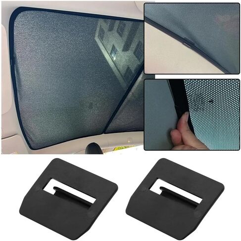 24 حزمة مقاطع سقف Sunshade إدراج حامل الدعم لأقواس تركيب لنموذج Tesla y Model S Model 3 Model x عزل الحرارة الزجاج in Saudi Arabia
