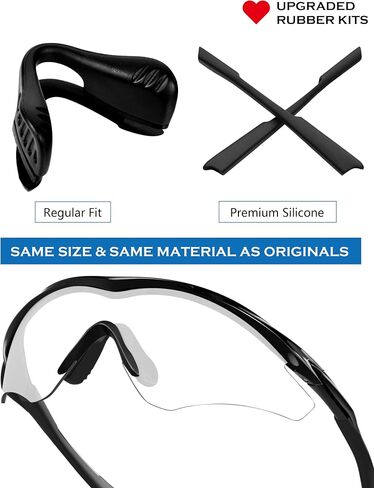 استبدال الأذن و nosepieces مجموعات المطاط ل Oakley M2 إطار | M2 Frame XL النظارات الشمسية in Kuwait