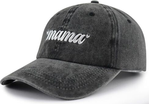 2PCS Papa and Mama Hats for Men Women, Funny Adjustable Cotton Embroidered Mothers Fathers Day Dad Mom Baseball Cap in Saudi Arabia