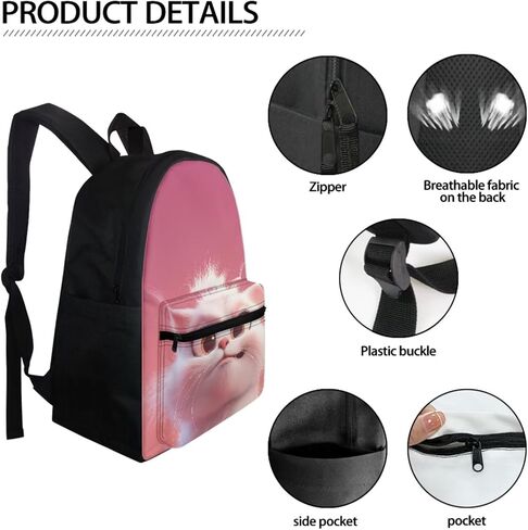 حقيبة الظهر Dreaweet Girls With Box Box Blue Butterfly Bookbag مع صندوق الغداء وزجاجة ماء Pocket & Pencil Case Kids. in Saudi Arabia