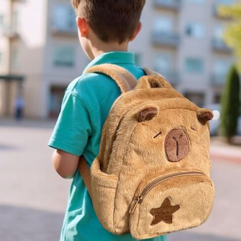 Capybara Backpack, Cute Capybara Plush Backpack, Mochila de Capibara, Multifunction Backpacks, Capibara Stuff for Travel Camping Picnic Sport in Saudi Arabia