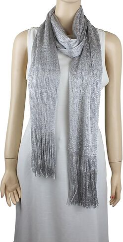 echomerx Shawls and Wraps Shimmer and Shine Scarves for Women Evening Dresses, Wedding, Prom Scarf in Saudi Arabia