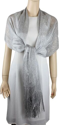 echomerx Shawls and Wraps Shimmer and Shine Scarves for Women Evening Dresses, Wedding, Prom Scarf in Saudi Arabia