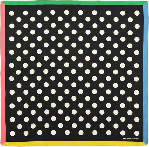 Kate Spade New York Women's Breezy Dot Silk Bandana, Stylish & Lightweight Accessory, Ideal for Everyday in Kuwait