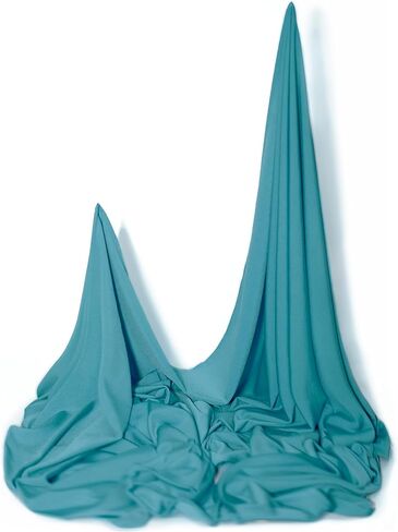Premium Lycra Jersey Hijab Scarves -Turban Head Wraps for Women, Fashion Headbands Long Plain Muslim Shawls in Saudi Arabia