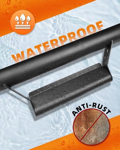 Running Boards Fits for 2024 2025Toyota Tacoma Side Step Bars Pickup Truck Accessories Drop Down Nerf Bars Double Cab & Crew Cab Anti-Slip Textured Black Powder Coat Reinforced Mounting Brackets in Kuwait