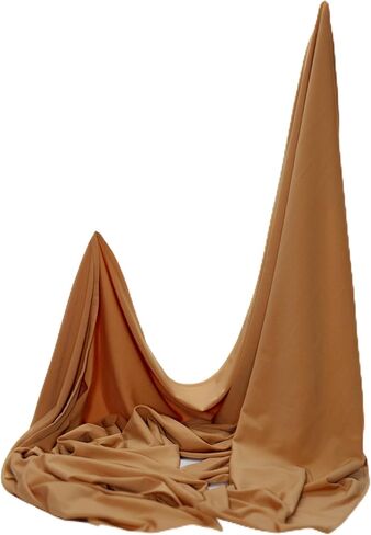 Premium Lycra Jersey Hijab Scarves -Turban Head Wraps for Women, Fashion Headbands Long Plain Muslim Shawls in Saudi Arabia