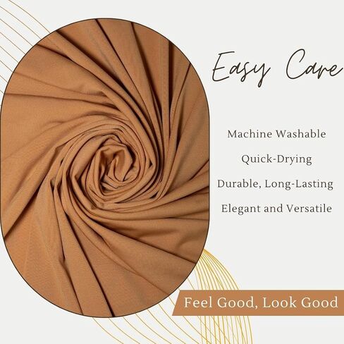 Premium Lycra Jersey Hijab Scarves -Turban Head Wraps for Women, Fashion Headbands Long Plain Muslim Shawls in Saudi Arabia