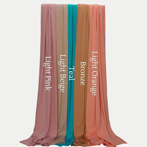 Premium Lycra Jersey Hijab Scarves -Turban Head Wraps for Women, Fashion Headbands Long Plain Muslim Shawls in Saudi Arabia