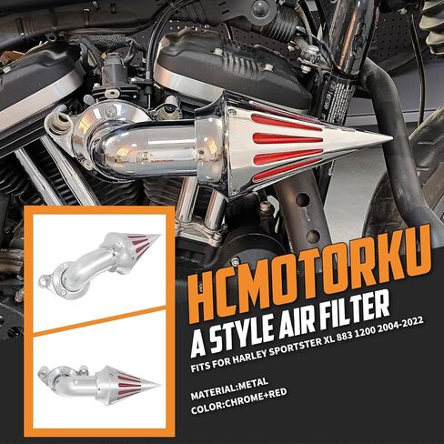 طقم طيران الهواء ، طقم هواء ، طائرة CNC FIT لـ Harley Sportster XL Iron 883 1200 2004-2022 (Black) in Saudi Arabia