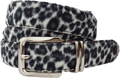 Faux Fur Leopard Print Belt in Saudi Arabia