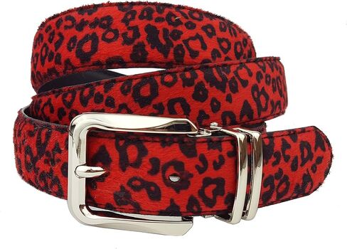 Faux Fur Leopard Print Belt in Saudi Arabia