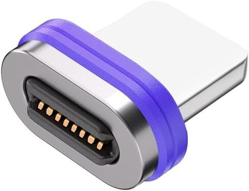 Magnetic 240W شحن سريع للغاية 48V/ 5A وبيانات 180 درجة محول USB Type-C مع الموصلات المغناطيسية-3 Type-C ، محولات 2 in Kuwait