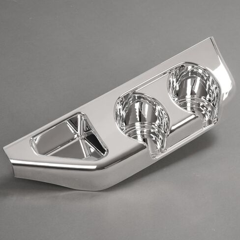 HECASA Center Cup Holder Panel Compatible with 2003-2016 Freightliner Century Columbia Coronado Replacement for A18-41157-002 ABS Plastic Chrome in Saudi Arabia
