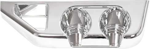 HECASA Center Cup Holder Panel Compatible with 2003-2016 Freightliner Century Columbia Coronado Replacement for A18-41157-002 ABS Plastic Chrome in Saudi Arabia