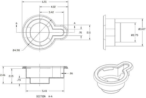 Optronics 09017101P Cup Holder in Saudi Arabia