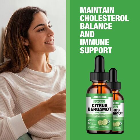 2 Pack 3000mg الحمضيات السائل سائل بيرغاموت - امتصاص عالي - ملحق خفض الكوليسترول لدعم المناعة المضاد للشيخوخة ، الكوليسترول في هايت - سائل Soursop ، 4 Fl Oz in Saudi Arabia