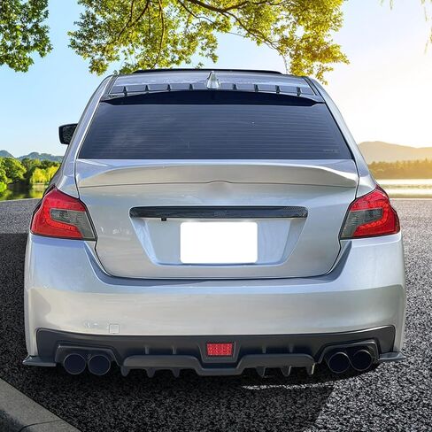 موزع الشفاه الخلفي المهد الخلفي متوافق مع 2015-2021 سوبارو WRX STI ، PP polypropylene matte black palents spats spon spron canard by Ikon Motorsports in Saudi Arabia