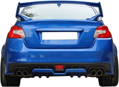 موزع الشفاه الخلفي المهد الخلفي متوافق مع 2015-2021 سوبارو WRX STI ، PP polypropylene matte black palents spats spon spron canard by Ikon Motorsports in Saudi Arabia