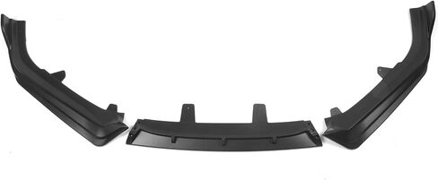 IKON MOTORSPORTS, Front Bumper Lip Compatible with 2021-2022 Honda Accord, 3PCS Front Bumper Lip Spoiler Air Dam Chin Splitter Kit IKON V1 Style PP Polypropylene Matte Black in Saudi Arabia